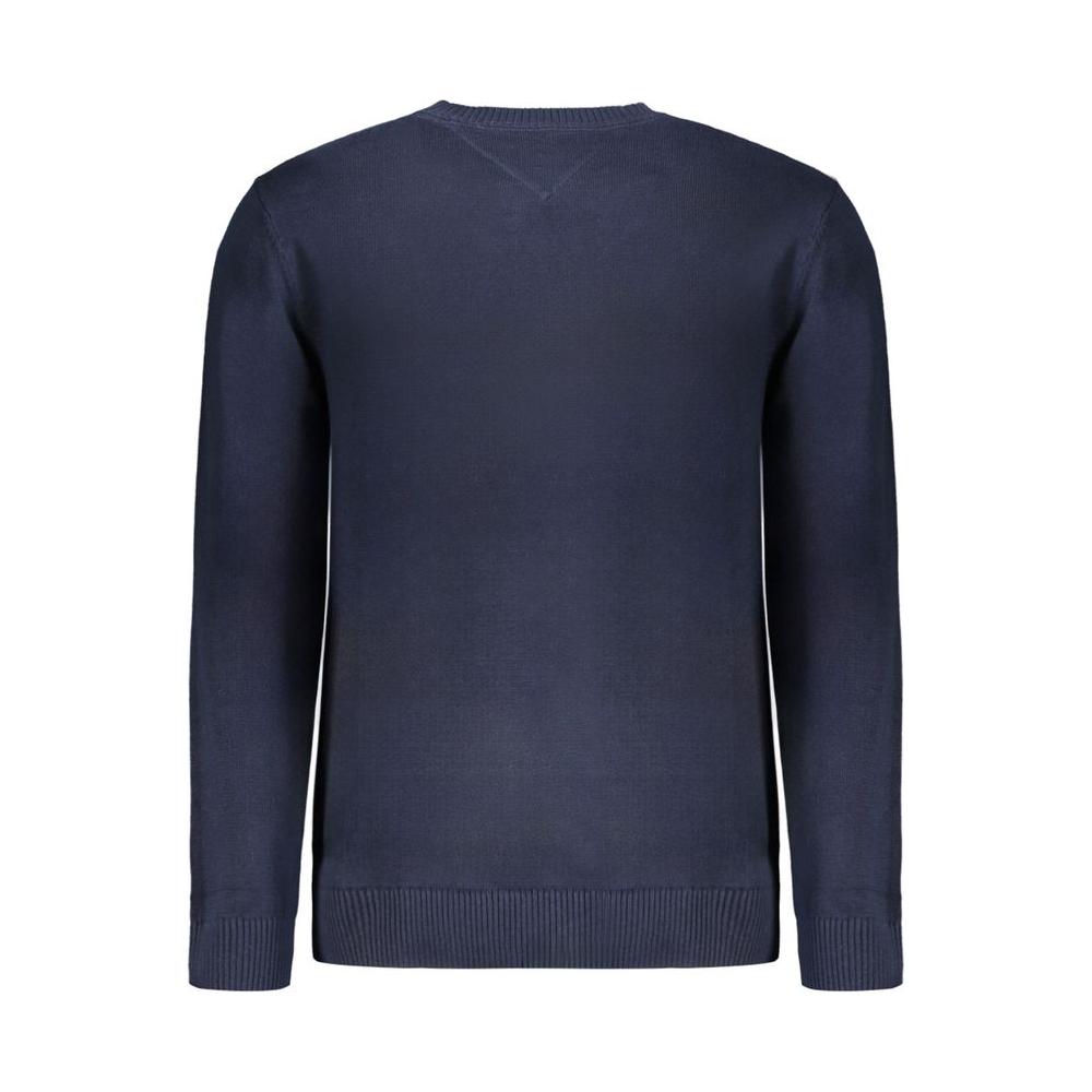 Tommy Hilfiger Blue Cotton Men Sweater Tommy Hilfiger