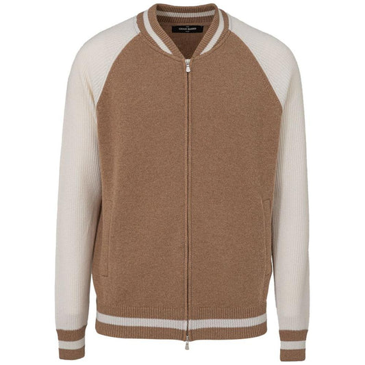 Gran Sasso Brown Cashmere Jacket Gran Sasso