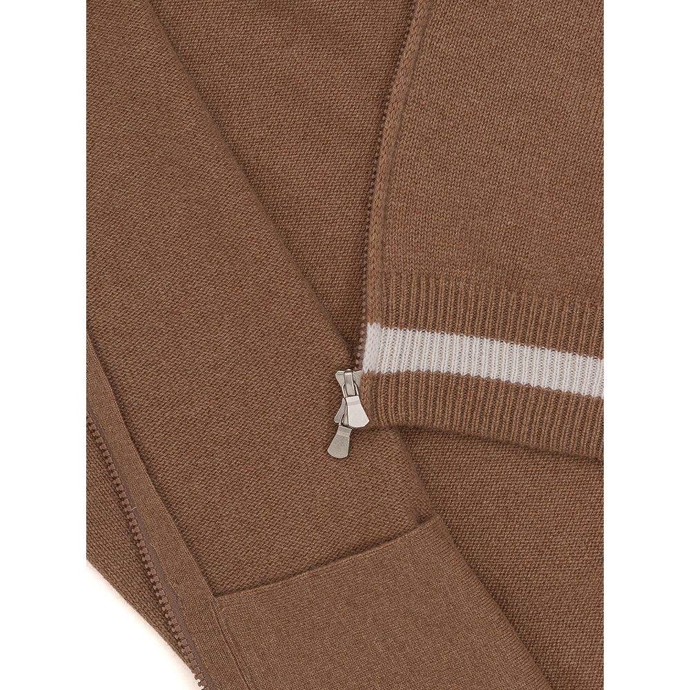 Gran Sasso Brown Cashmere Jacket Gran Sasso