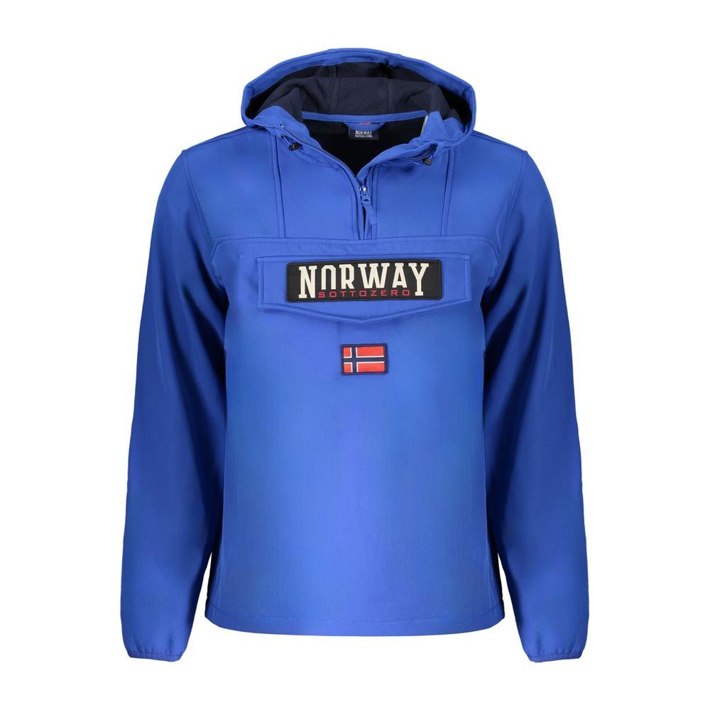 Norway 1963 Blue Polyester Men Jacket Norway 1963