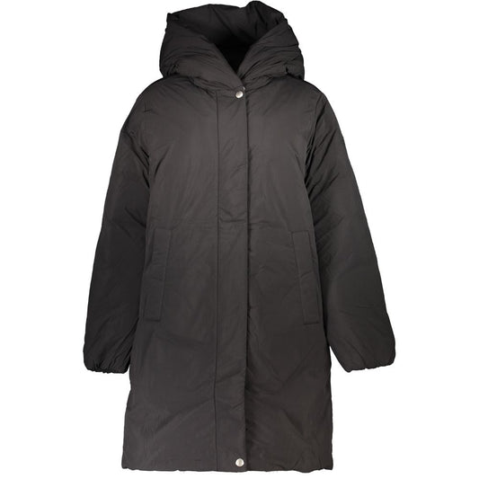 Tommy Hilfiger Black Polyester Jackets & Coat Tommy Hilfiger