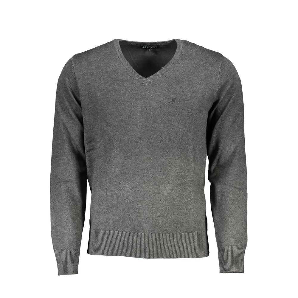 U.S. Grand Polo Gray Nylon Sweater U.S. Grand Polo