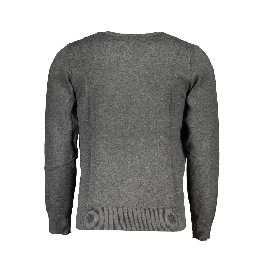 U.S. Grand Polo Gray Nylon Sweater U.S. Grand Polo