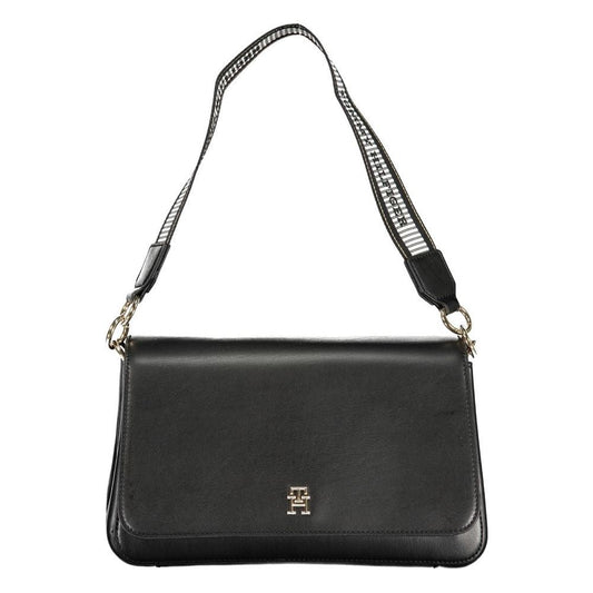 Tommy Hilfiger Black Polyethylene Handbag Tommy Hilfiger