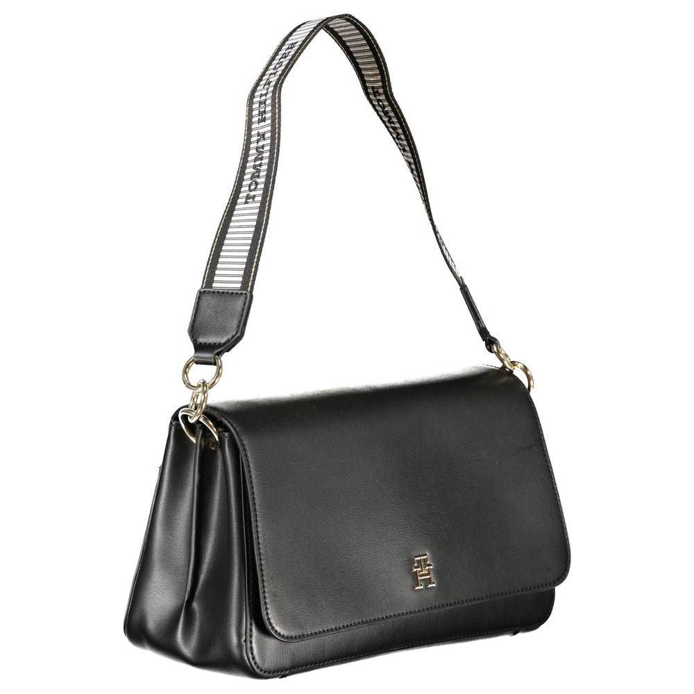 Tommy Hilfiger Black Polyethylene Handbag Tommy Hilfiger