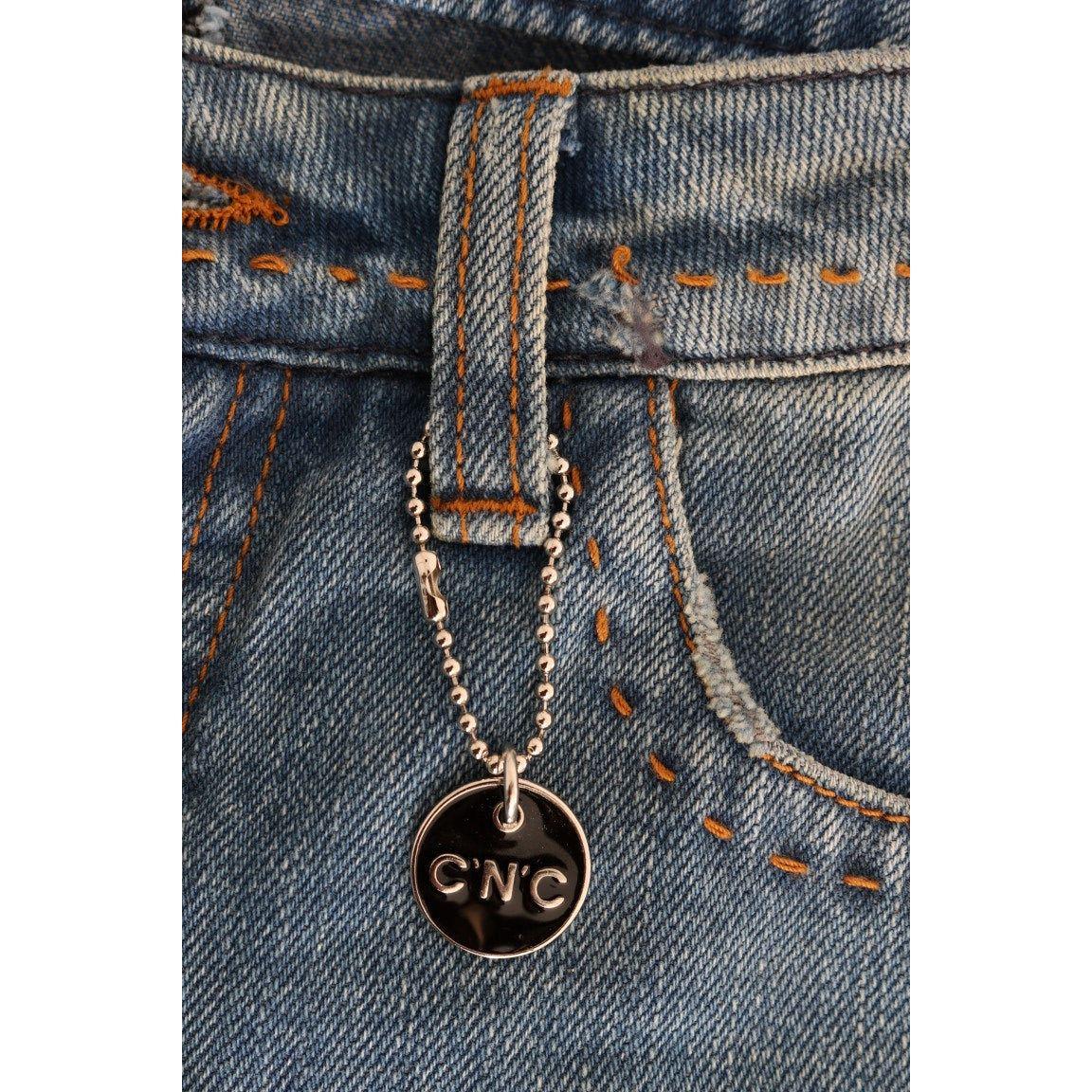 Costume National Blue Wash Cotton Classic Jeans