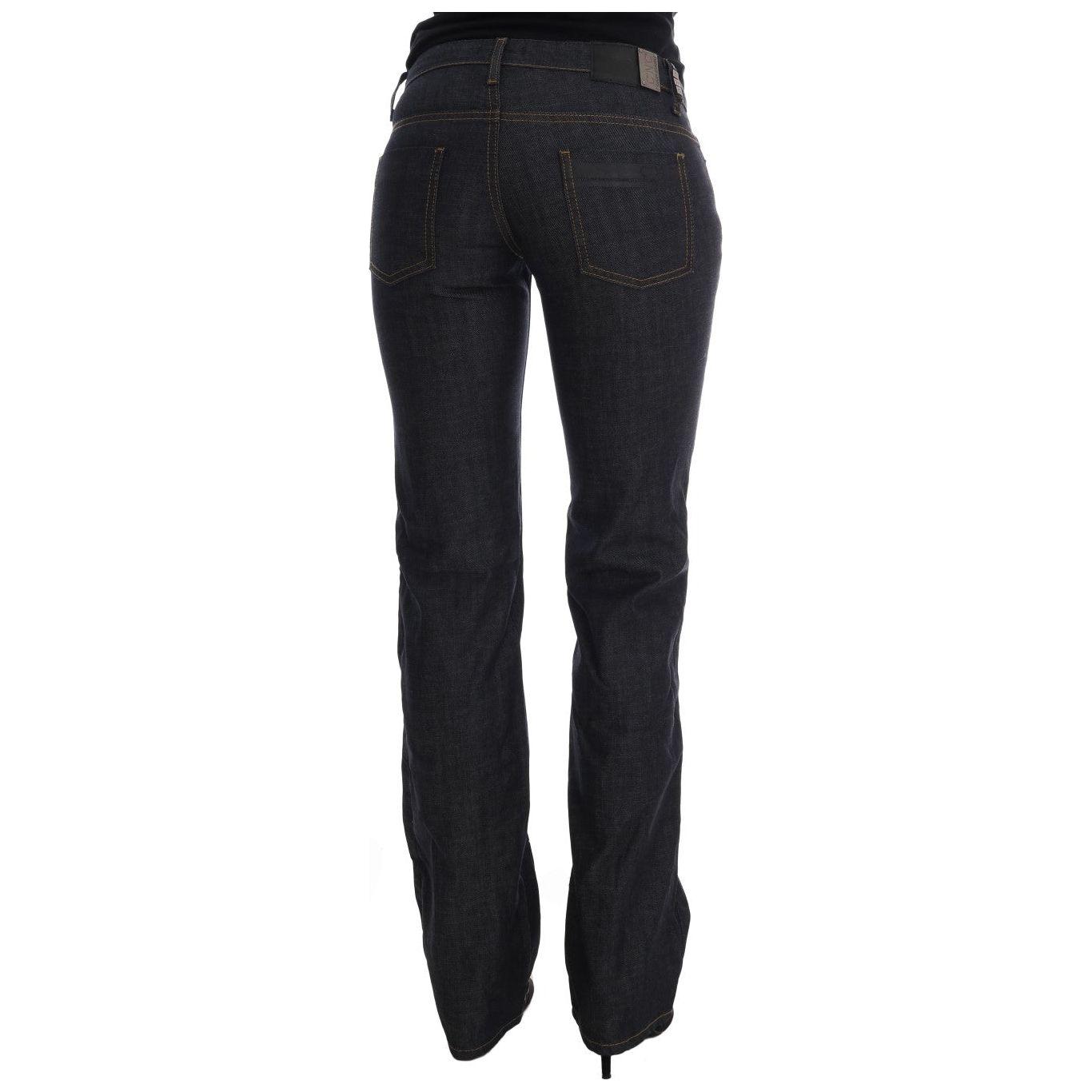 Costume National Chic Dark Blue Straight Fit Jeans Costume National