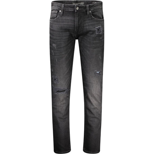 Guess Jeans Black Cotton Jeans & Pant Guess Jeans