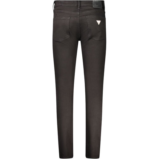 Guess Jeans Black Cotton Jeans & Pant Guess Jeans