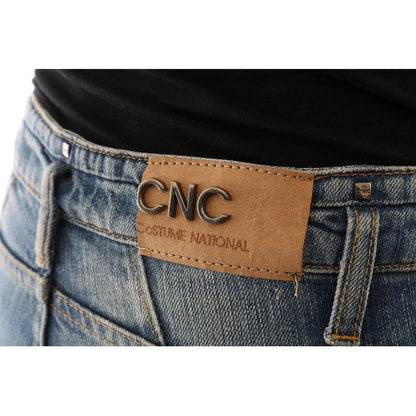 Costume National Blue Cotton Stretch Denim Jeans