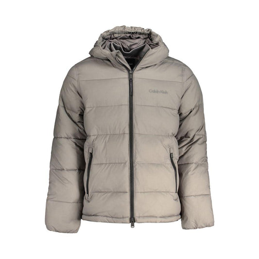 Calvin Klein Gray Nylon Jacket Calvin Klein