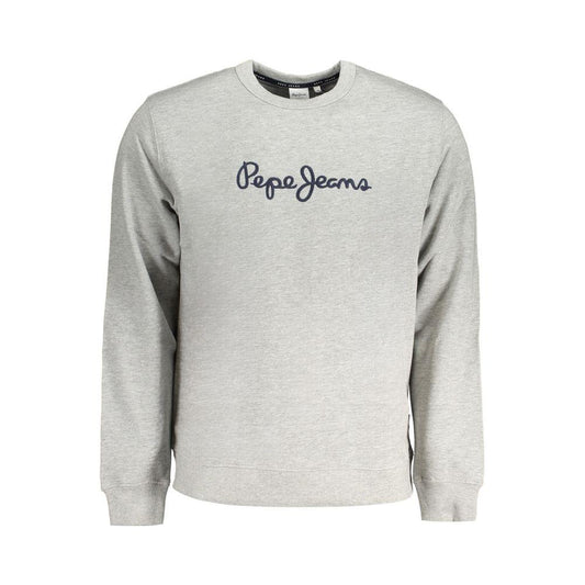 Pepe Jeans Gray Cotton Sweater Pepe Jeans