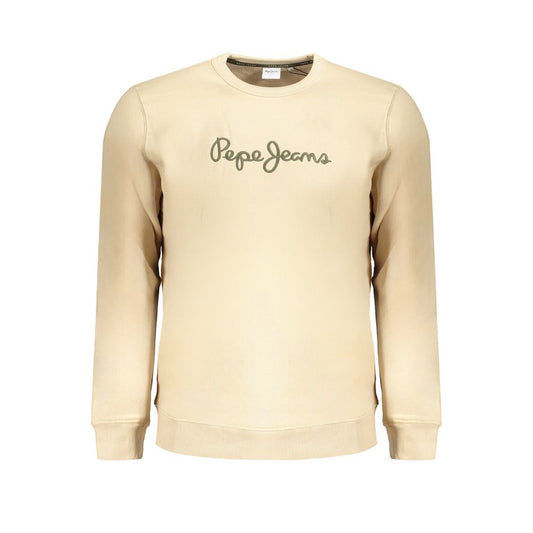 Pepe Jeans Beige Cotton Sweater Pepe Jeans