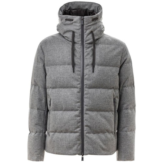 Herno Gray Wool Jacket Herno