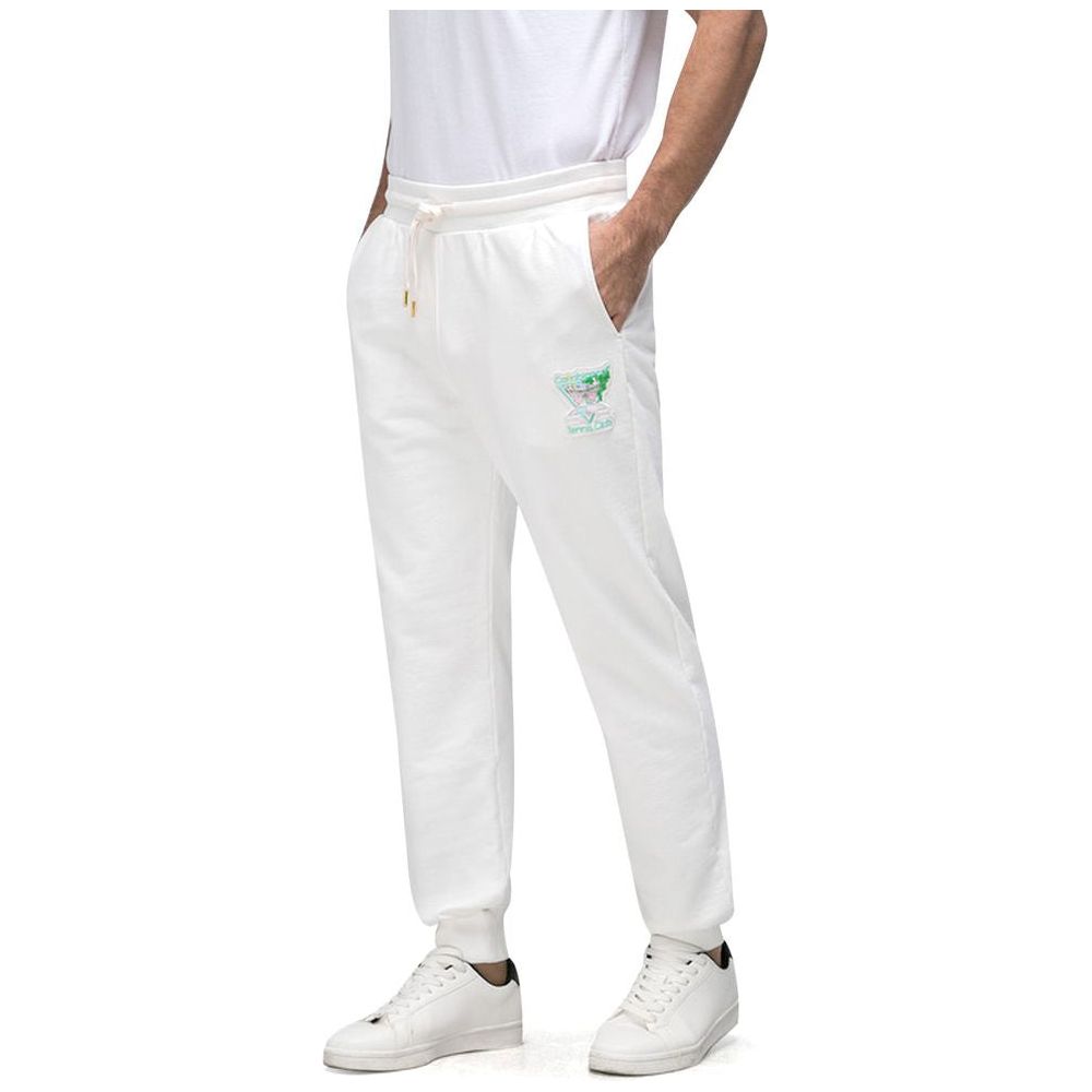 Casablanca White Cotton Jeans & Pant Casablanca