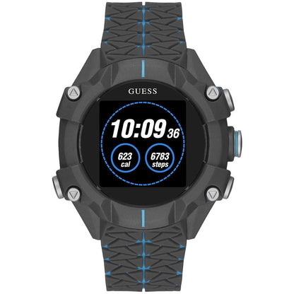 Guess Gray Resin Sport Watch