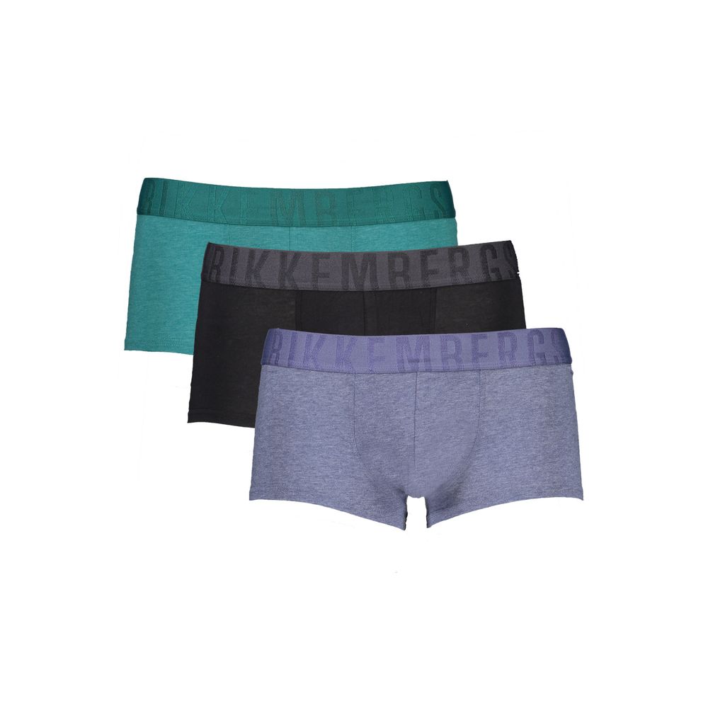 Bikkembergs Green Cotton Underwear Bikkembergs