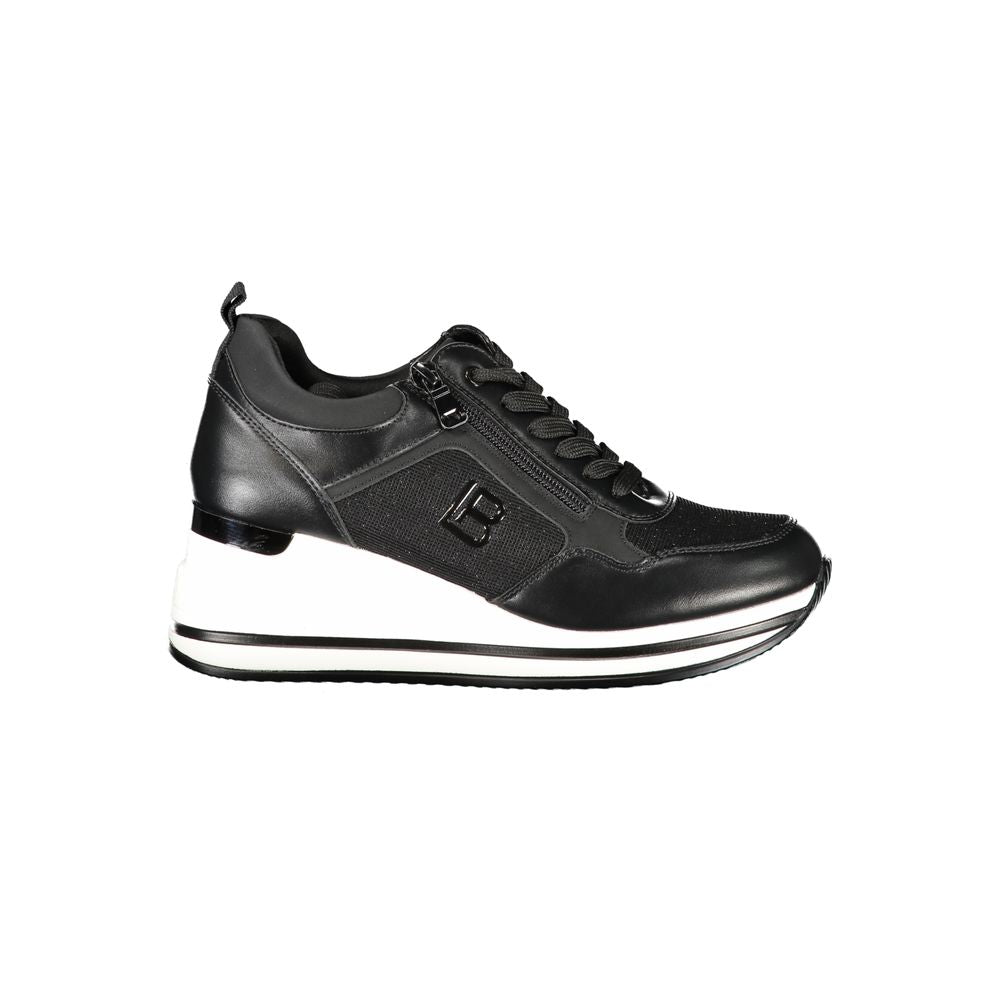 Laura Biagiotti Black Polyester Sneaker Laura Biagiotti