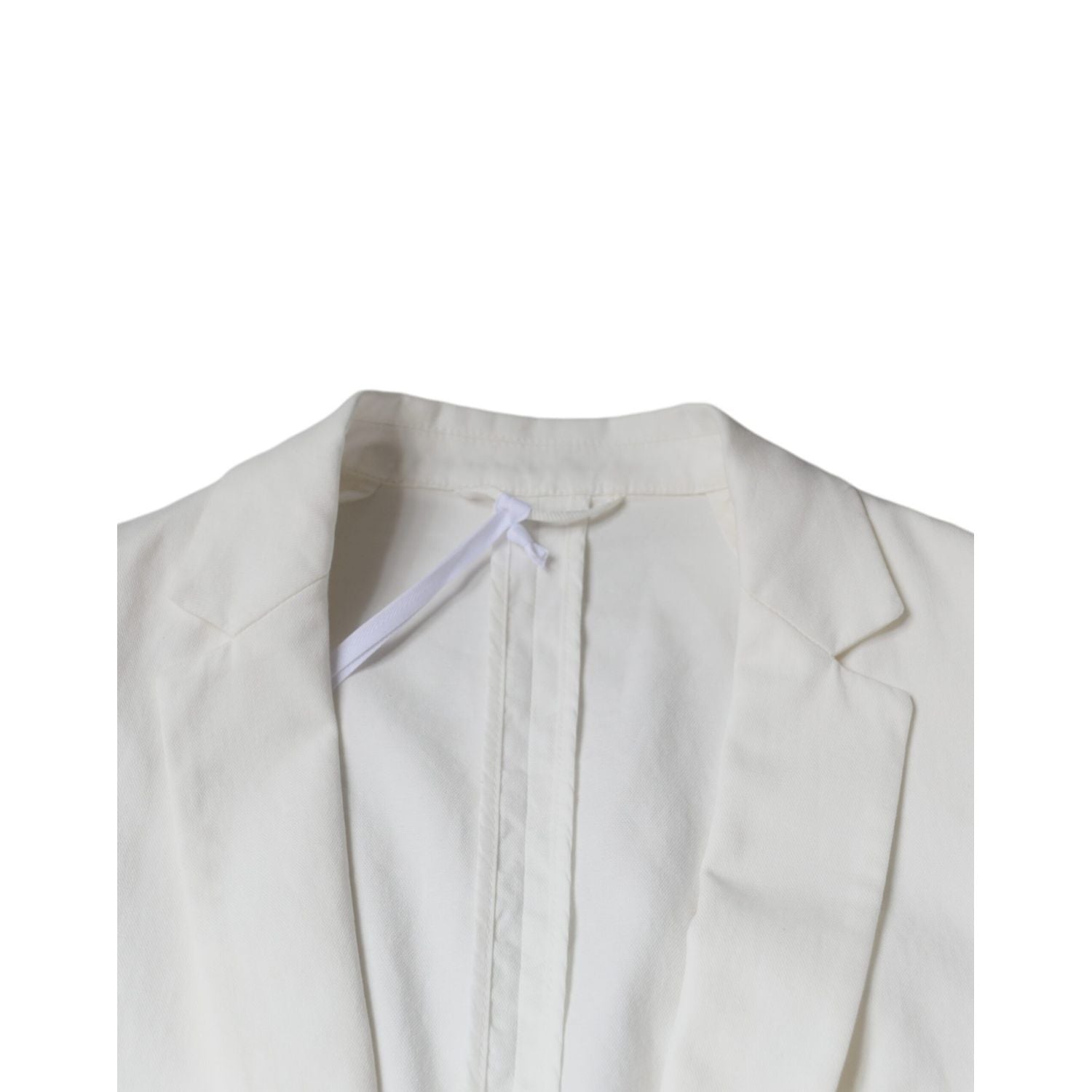 Dondup White Single Breasted One Button Dress Formal Blazer
