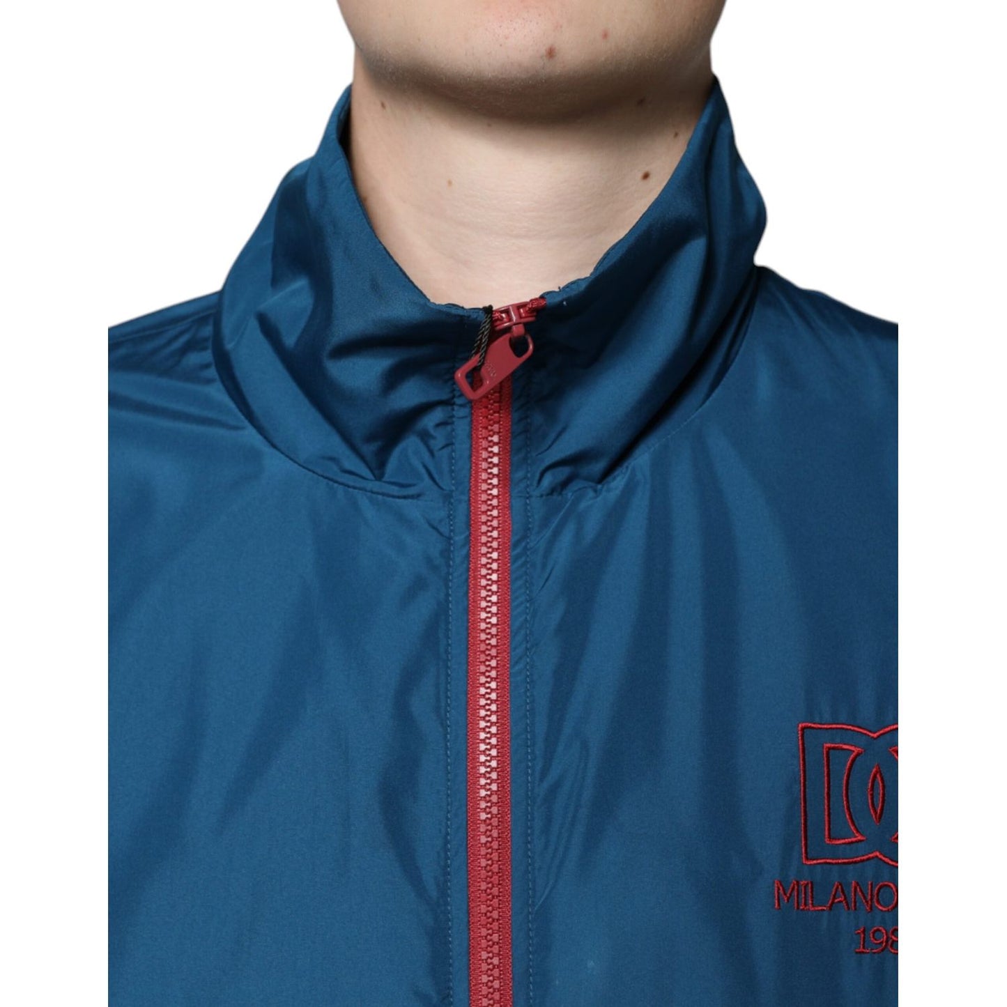 Dolce & Gabbana Multicolor Polyester Full Zip Jacket 1728,67345645728,Bombers - Jackets & Coats - Clothing,Clothing,Dolce & Gabbana,IT54 | XL,Jackets & Coats - Clothing,Jackets - Men - Clothing,Material: 85% Polyester 15% Nylon,Men,Multicolor,Preowned / D