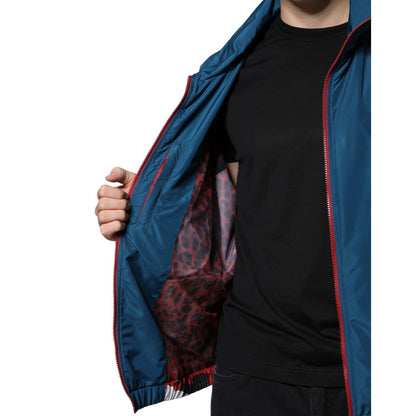 Dolce & Gabbana Multicolor Polyester Full Zip Jacket 1728,67345645728,Bombers - Jackets & Coats - Clothing,Clothing,Dolce & Gabbana,IT54 | XL,Jackets & Coats - Clothing,Jackets - Men - Clothing,Material: 85% Polyester 15% Nylon,Men,Multicolor,Preowned / D