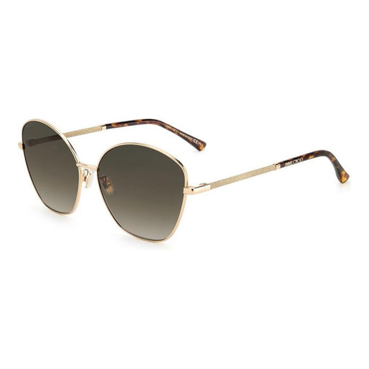 Jimmy Choo Gold Metal Sunglasses Jimmy Choo Dim Gray
