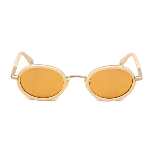Police Gold Combined Metal Sunglasses Police Sandy Brown