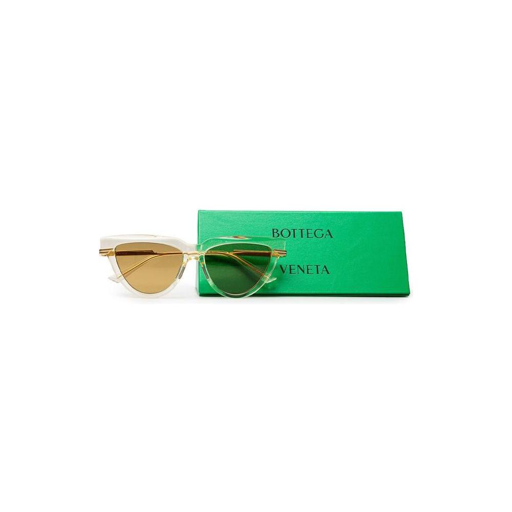 Bottega Veneta Beige Acetate Sunglasses Bottega Veneta