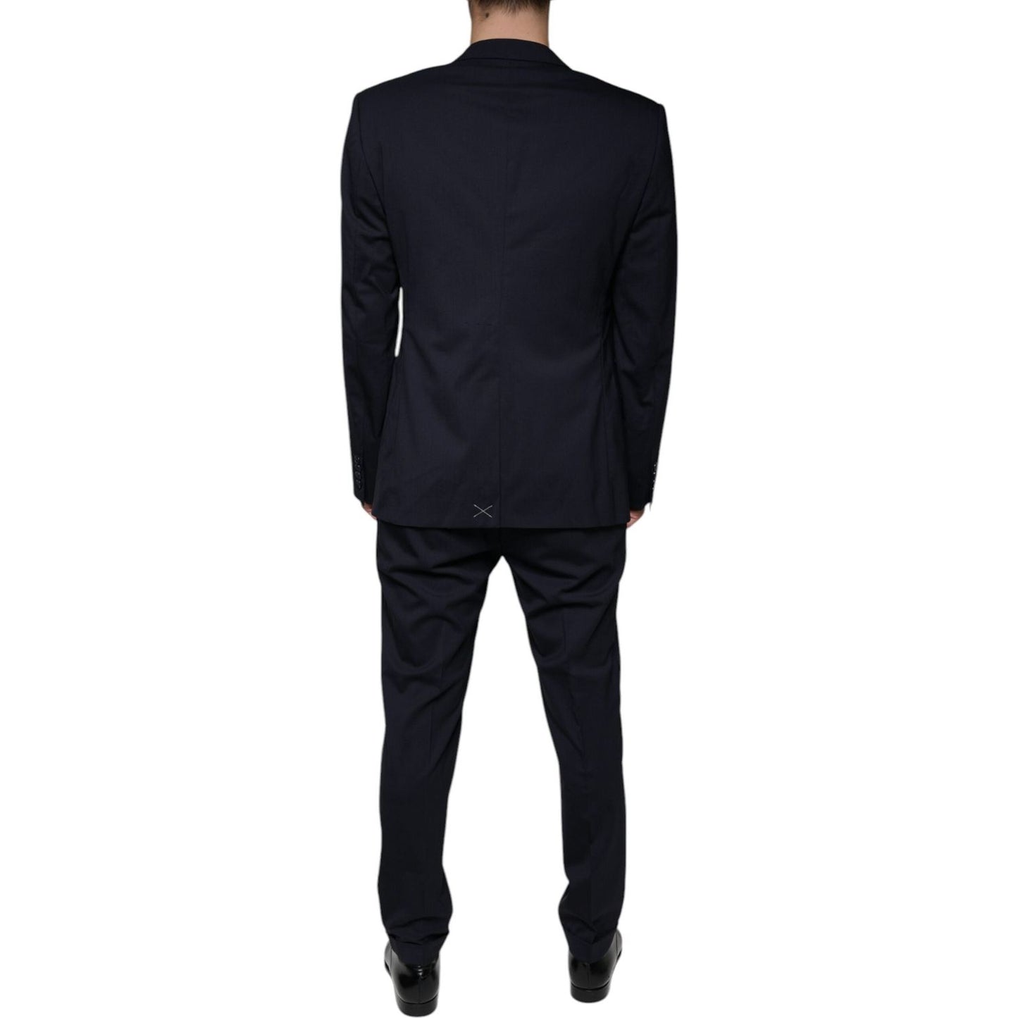 Dolce & Gabbana Dark Blue Formal Tuxedo 2 Piece Suit Dolce & Gabbana