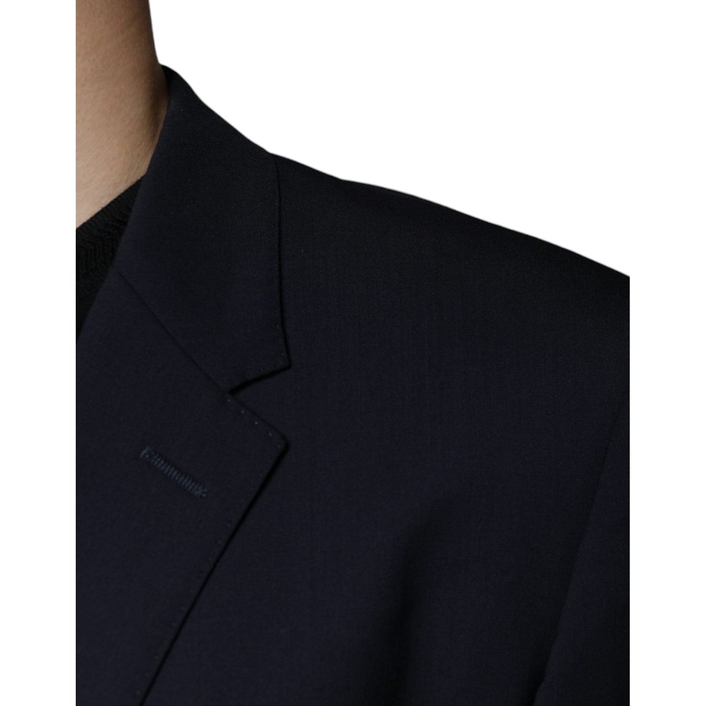 Dolce & Gabbana Dark Blue Formal Tuxedo 2 Piece Suit Dolce & Gabbana