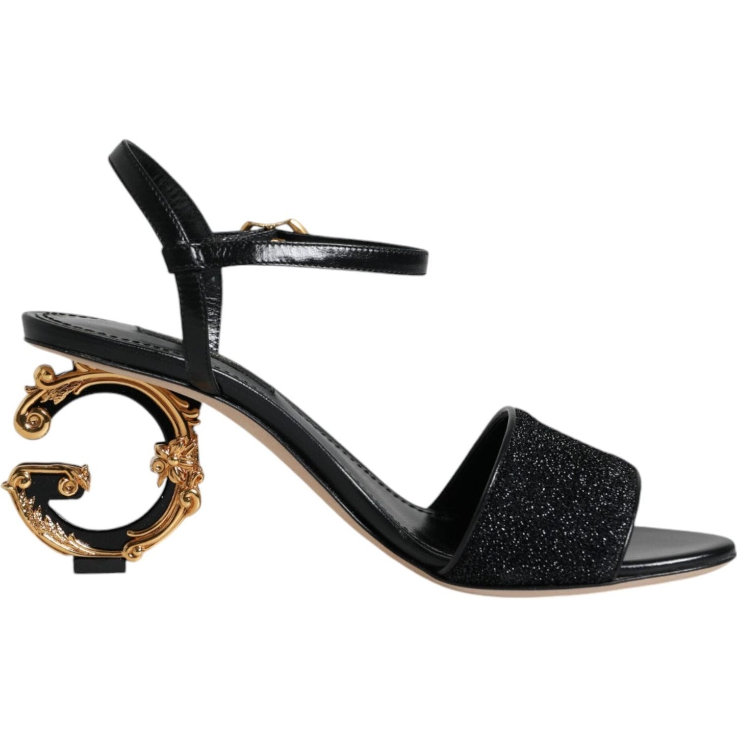 Dolce & Gabbana Black KEIRA Heels Ankle Strap Sandals Shoes Dolce & Gabbana