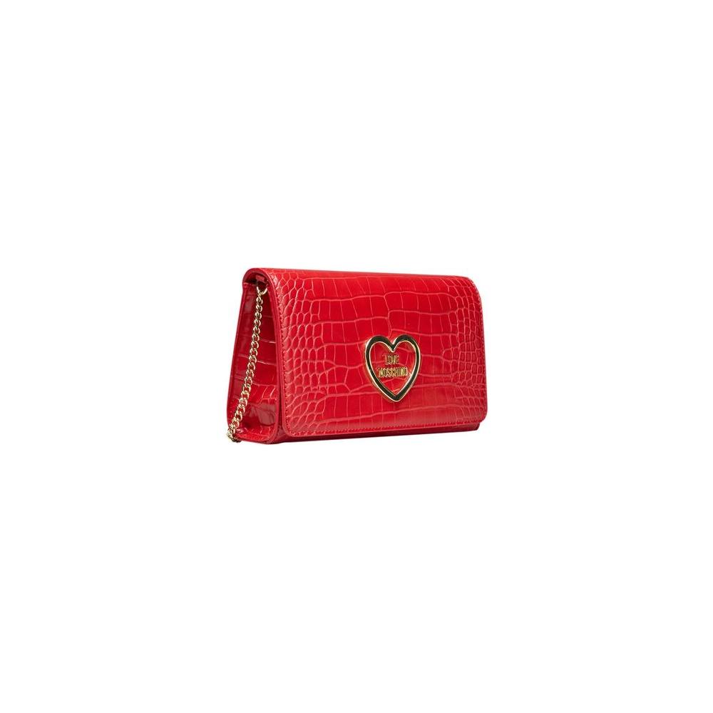 Love Moschino Red Polyethylene Women Crossbody Bag Love Moschino