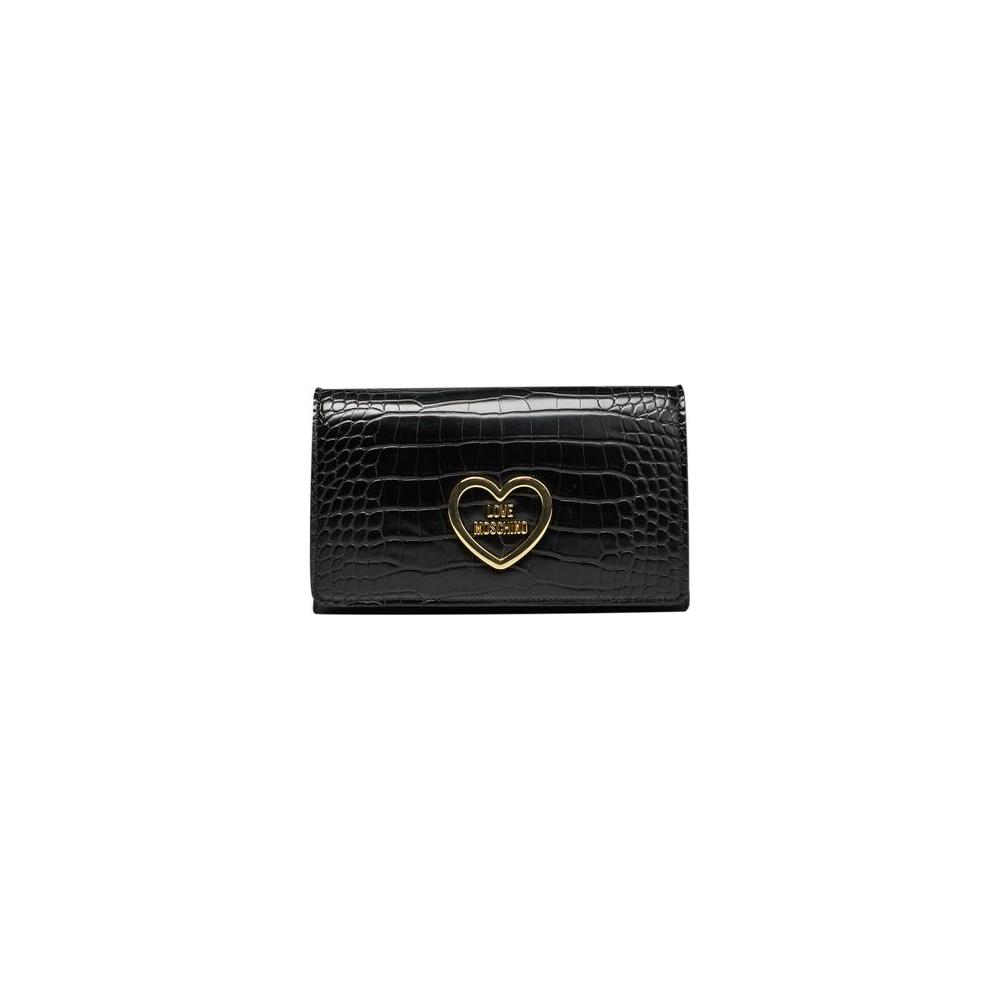 Love Moschino Black Polyethylene Women Crossbody Bag Love Moschino