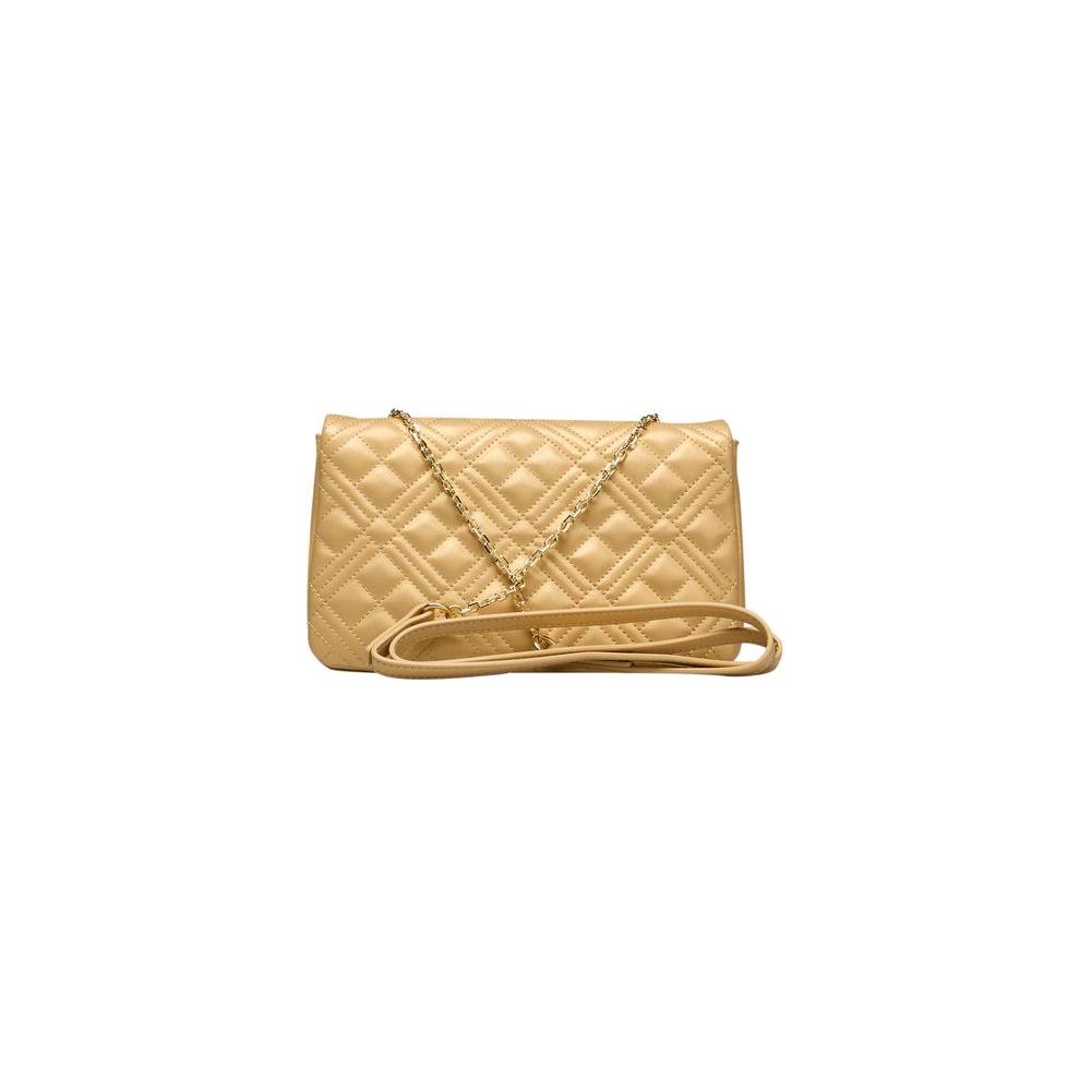 Love Moschino Gold Polyethylene Women Crossbody Bag Love Moschino