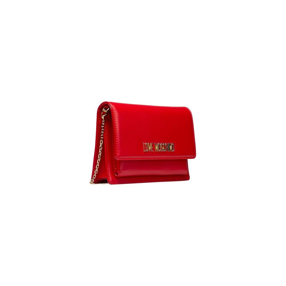 Love Moschino Red Polyethylene Women Crossbody Bag Love Moschino