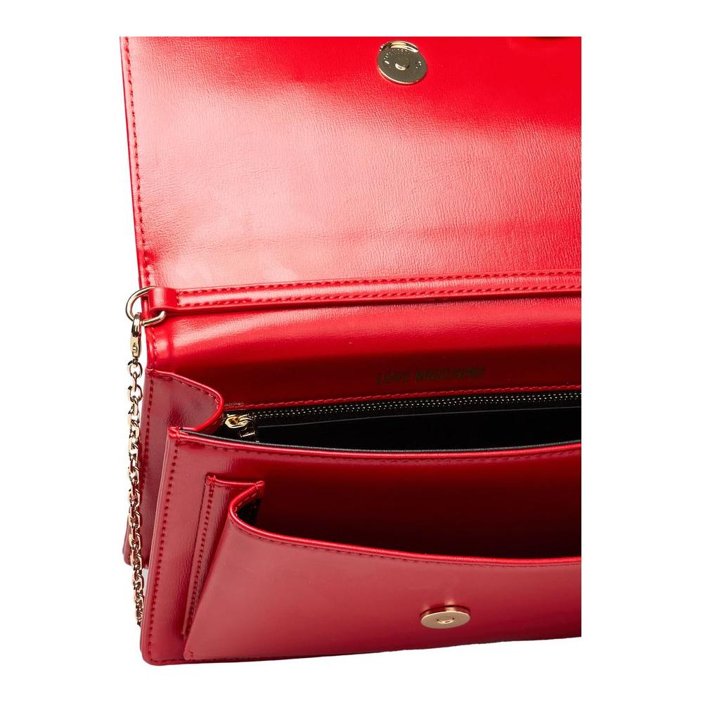 Love Moschino Red Polyethylene Women Crossbody Bag Love Moschino