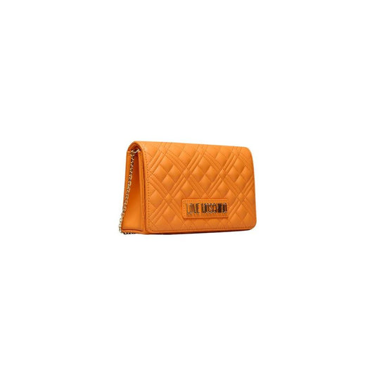 Love Moschino Orange Polyethylene Women Crossbody Bag Love Moschino