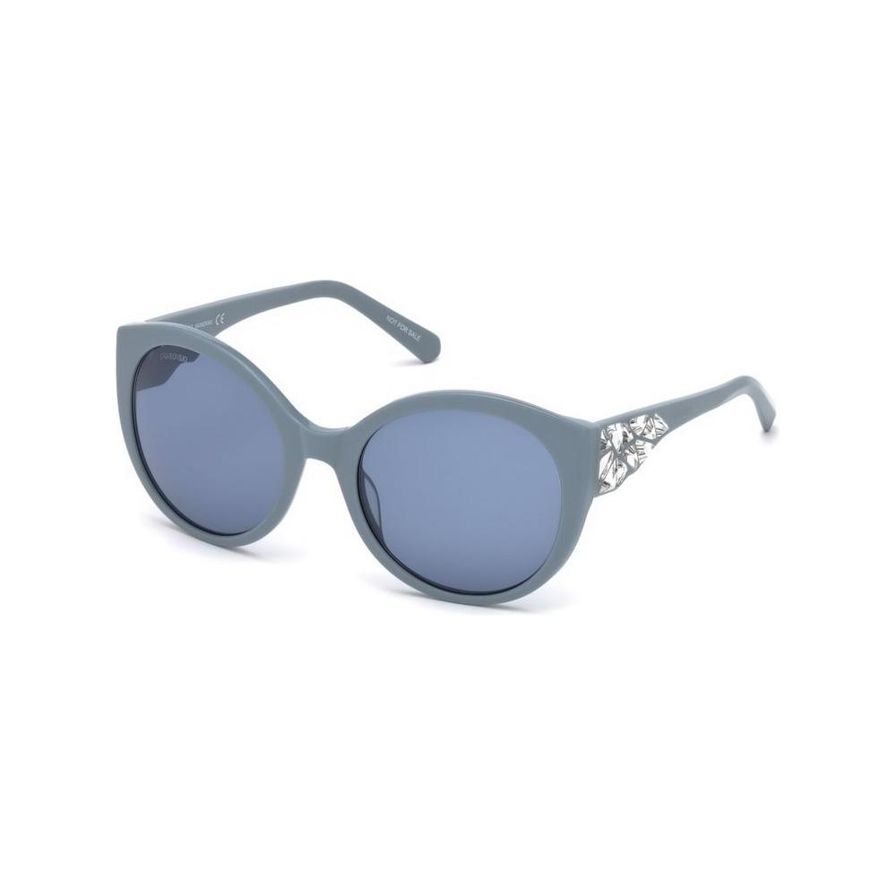 Swarovski Blue Plastic Sunglasses Swarovski