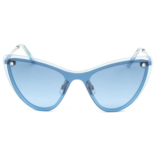 Swarovski Blue Metal Sunglasses Swarovski