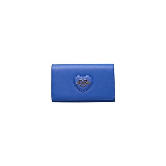 Love Moschino Blue Polyethylene Women Crossbody Bag Love Moschino