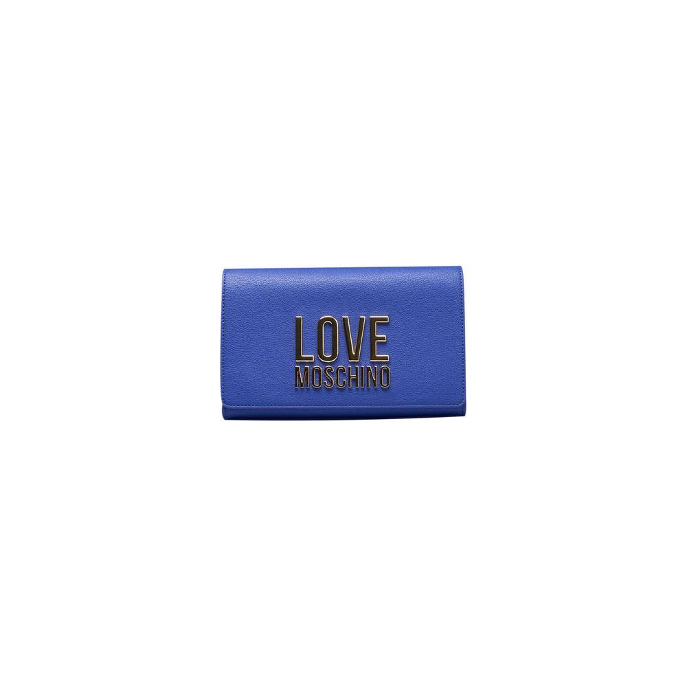 Love Moschino Blue Polyethylene Women Crossbody Love Moschino