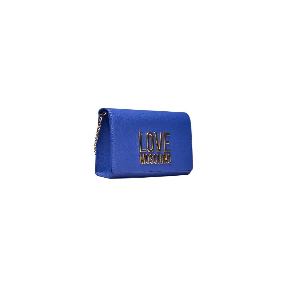 Love Moschino Blue Polyethylene Women Crossbody Love Moschino