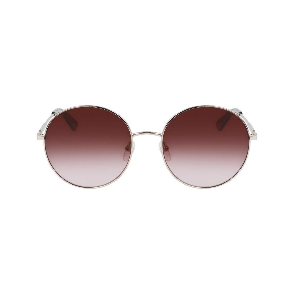 Longchamp Gold Metal Sunglasses Longchamp