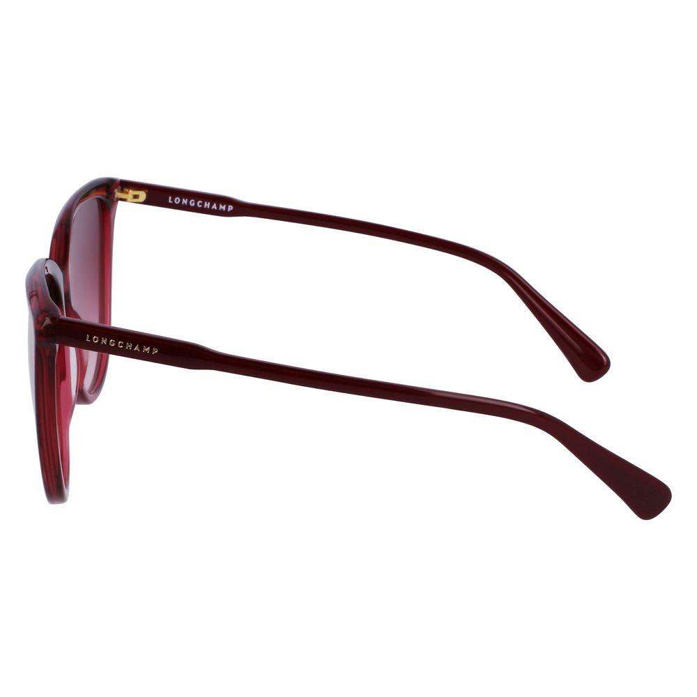 Longchamp Red Acetate Sunglasses Longchamp