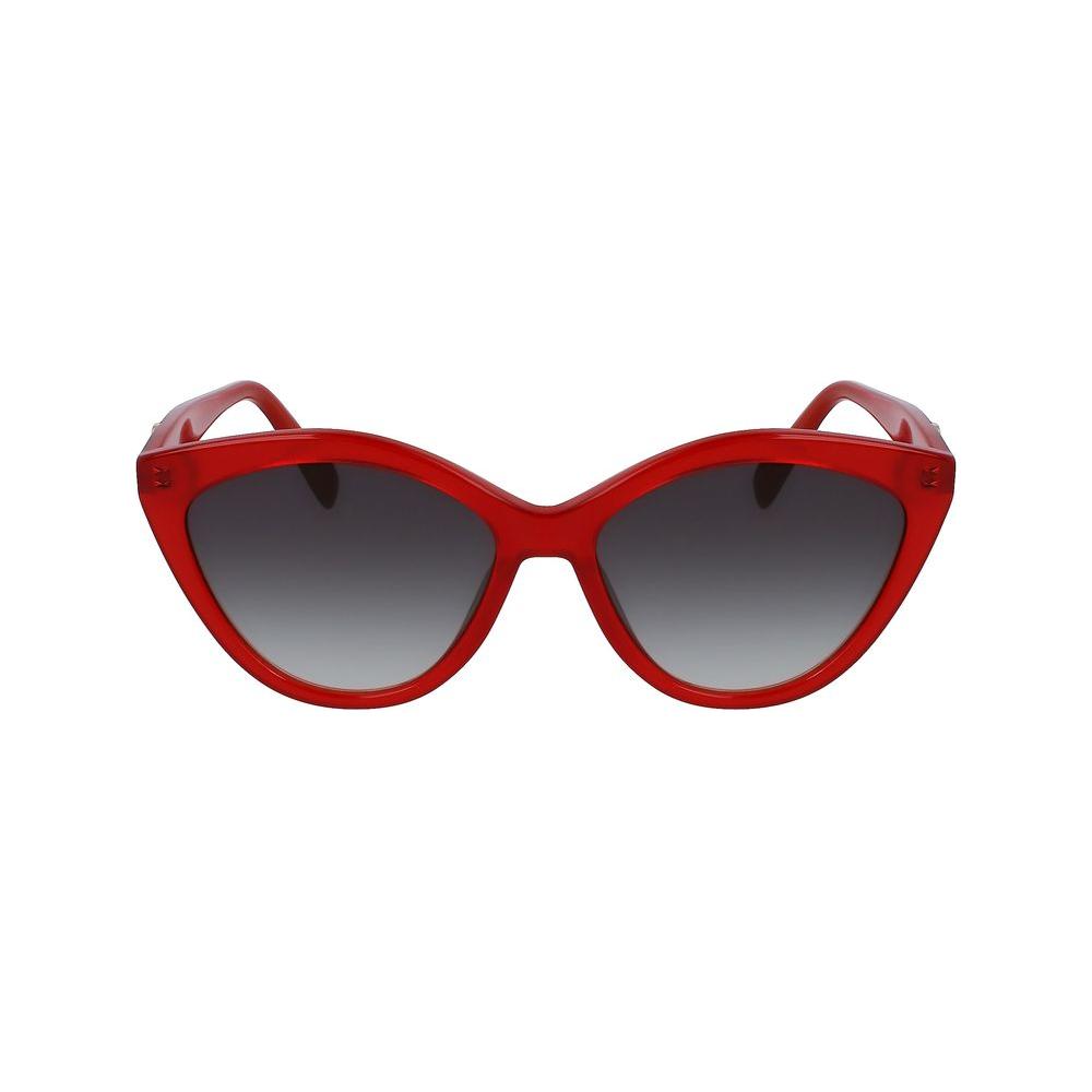 Longchamp Red Acetate Sunglasses Longchamp