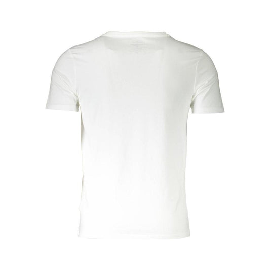 Aeronautica Militare White Cotton T-Shirt Aeronautica Militare