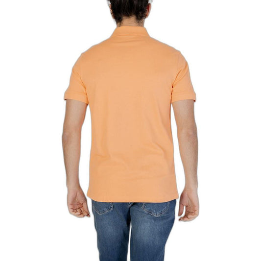 Hugo Boss Orange Cotton Polo Shirt Hugo Boss