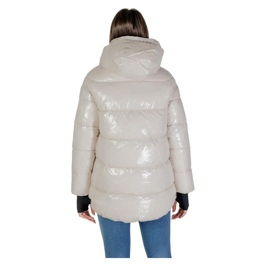 Suns Beige Polyamide Jackets & Coat Suns Gray
