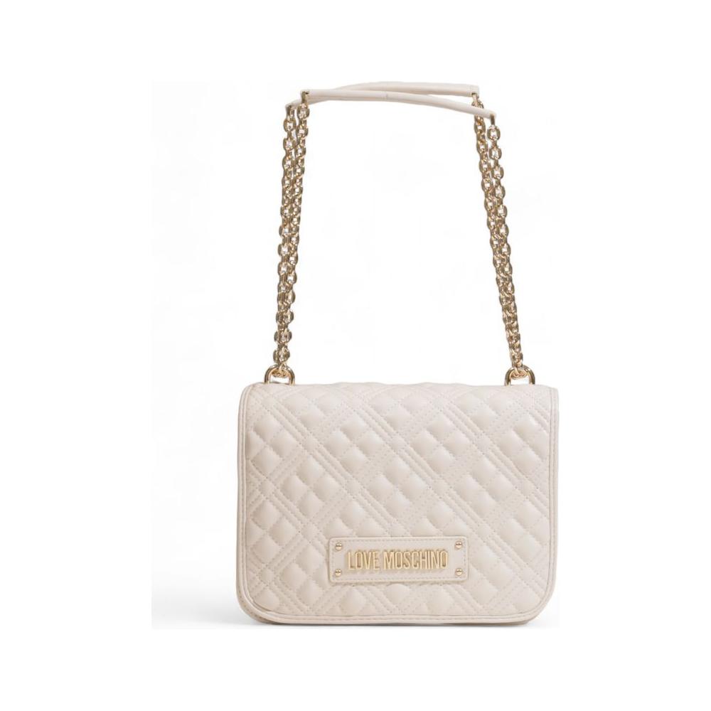 Love Moschino Beige Polyethylene Handbag Love Moschino