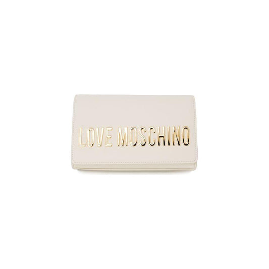 Love Moschino Beige Polyethylene Handbag Love Moschino